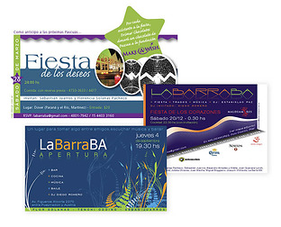  La Barra BA: diseño de invitaciones para eventos.