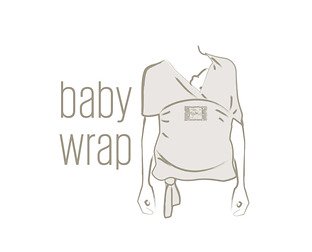  Baby Wrap: diseño de isologotipo, tarjetas, e-flyer, afiche y folleto.