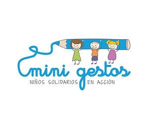  Mini Gestos, niños solidarios en acción: diseño de isologotipo, flyers, cartel, formulario de inscripción y web.