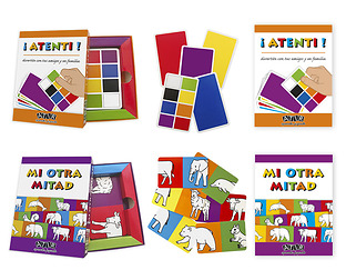  ATIR, aprender jugando: diseño de isologotipo, tarjetas, packaging, libros, e-flyers, banners y web.