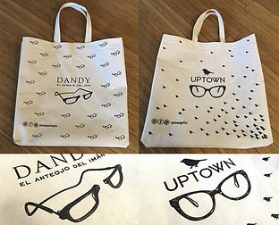  Dandy / Uptown: diseño de logotipo, folletos, avisos, afiches, POP, vidrieras, redes sociales y packaging.
