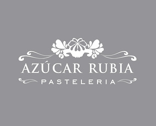  Azúcar Rubia, pastelería: diseño de isologotipo, tarjetas y web.