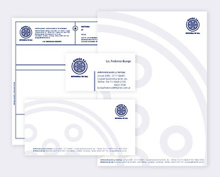  Bunge, Refinería de Sal: diseño de isologotipo, papelería, packaging, folleto, e-flyer y web.