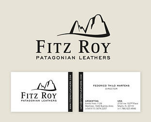  Fitz Roy: diseño de isologotipo, tarjetas y packaging.