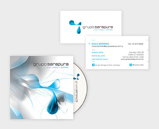  Grupo Sarapura: diseño de tarjetas y packaging para CD.