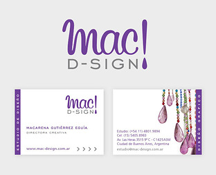  Mac D-SIGN: diseño de isologotipo, papelería, tarjetas de Navidad y web.