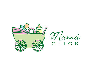  Mamá Click: diseño de isologotipo.