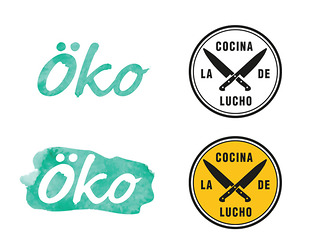  Öko / La Cocina de Lucho: diseño de isologotipo.