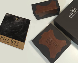  Fitz Roy: diseño de isologotipo, tarjetas y packaging.