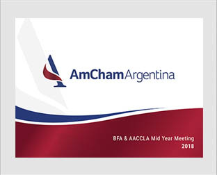  AmCham Argentina: diseño de plantillas para presentaciones de Power Point o PDF.
