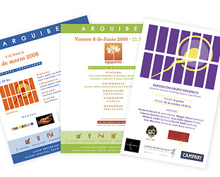  Agapanto / Orgánico: diseño de e-flyers, invitaciones y afiches para exposiciones.