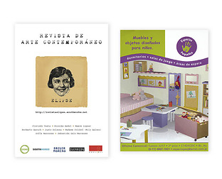  Revista de Arte Elipse / Espacios Pequeños: diseño de aviso y afiche.