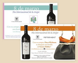  Finca Flichman: diseño de flyers.